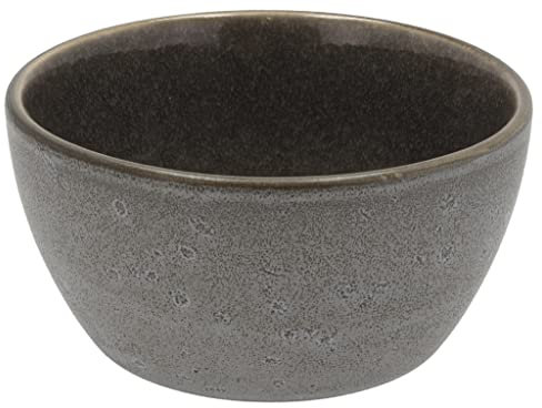 BITZ 821122 cuenco Cuenco de postre Alrededor Cerámica Gris - Cuencos (Cuenco de postre, Alrededor, Cerámica, Gris, 220 °C, 12 cm)