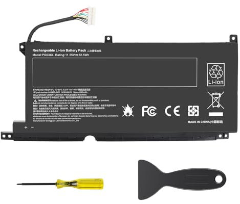 ASUNCELL 11.55V/52.5Wh PG03XL Laptop Battery for HP Gaming Pavilion 15-DK0049TX, Gaming Pavilion 15-DKO000, Gaming Pavilion 15-DKOO02NC, Gaming Pavilion 15-DKO050TX, HSTNN-DB9G, HSTNN-OB11