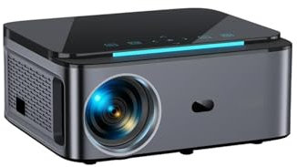 KKENZA Projecteur Android XIWBSY 25000 lumens 4K WiFi 6 Bluetooth 5.1 Auto Focus/Keystone Projecteur Vidéo Home Cinéma Projecteur Beamer(32G AutoFocus Dolby2,UK Plug)
