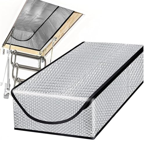 Bâche isolante pour escaliers de – Barrière rayonnante réfléchissante | Housse réutilisable résistante aux UV pour atelier, garage, cave, abri de chien, fenêtre