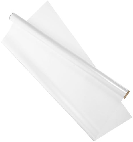 Toyvian Pegatina de Pizarra Blanca Electrostática de 60X300 CM Hoja Reutilizable de Borrado en Seco para Pared Puerta y Aula Papel Pintado Autoadhesivo sin Daños Adecuado para
