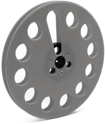 Cenifin Bobina di Avvolgimento 7 Pollice Disco Vuoto Con Più Fori Per La Manutenzione Di Registrazioni Studio Registratori Di Plastica Registratori