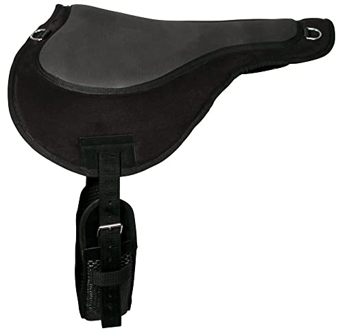 Dura-Tech Non Slip Bareback Horse Saddle Pad | Size Horse | Color Black | Enhances Horse-Riding Comfort | Secure Grip for Safety | Versatile Size | Durable Construction | Equestrian's Choice