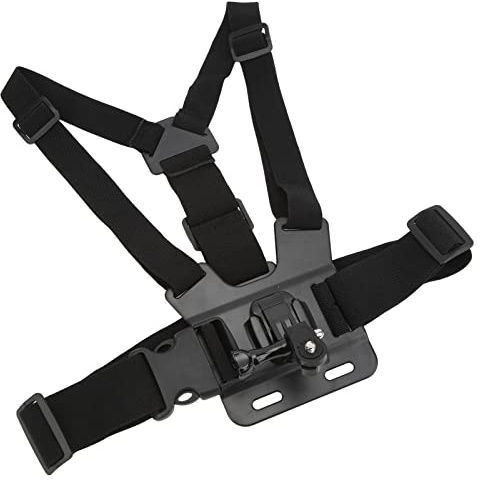 Selfie Mobile Phone Chest Mount Strap, Adjustable Chest Mount Strap with Removable Holder for Livestream