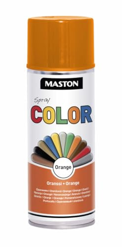 Maston Spray Paint Color Orange Gloss 400ml