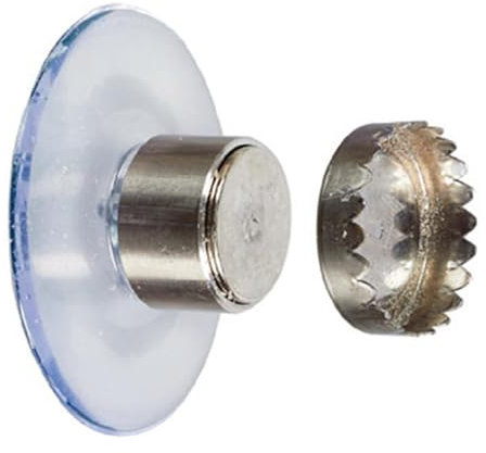 Support de Savon magnétique-SOAD-Adhesive, Porte-Savon Pratique | Porte- Stable avec Aspiration, étagère de Durable pour lavabos pour Une Prise Ferme sans Forage