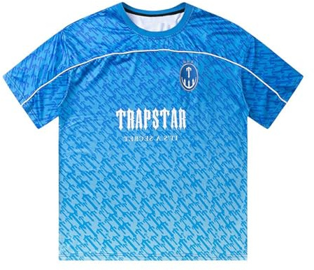 HAOZYUN Maglia Sportiva Uomo, Abbigliamento da Basket E Calcio Colore Sfumato, Maniche Corte Traspirante T-Shirt (Color-4,S)