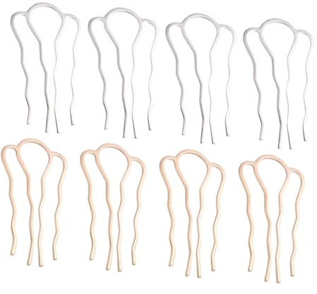 CALLARON 8piezas Accesorios para Peinetas Vintage de Materiales de DIY para Adornos de Cabeza Hechos Mano Accesorios de Cabello DIY