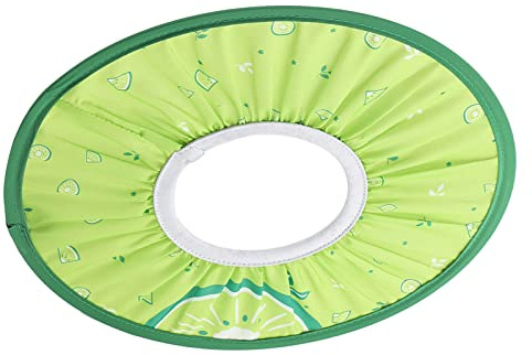 HEEPDD Cuffia da Shampoo Elastica per Bambini, Panno Morbido Impermeabile per lo Shampoo, Protegge Occhi e Orecchie, Ideale per il Bagno e il Lavaggio dei Capelli dei Bambini (GREEN)