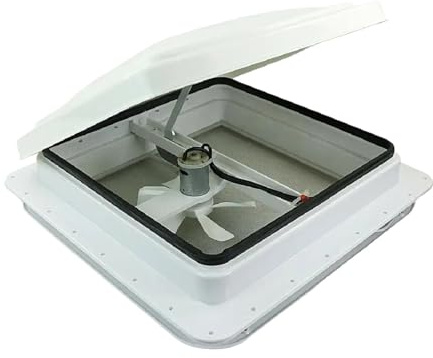 IEEDFJKK Ventilatore da Tetto per Camper con Coperchio, Progettato per Una Ventilazione Efficace dell'Aria. Installazione Semplice per Tutti i Tipi di Camper. Ventilatore da Tetto per 14 Pollici con