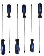 US PRO 6PC Extra Long Star Torx Screwdriver Set 250mm T10 - T30 1591