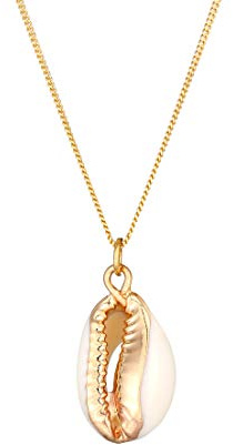 Elli Halskette Damen Muschel Anhänger Strand Trend Blogger mit Kauri