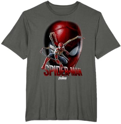 Marvel Infinity War Spider-Man Game Face Maglietta