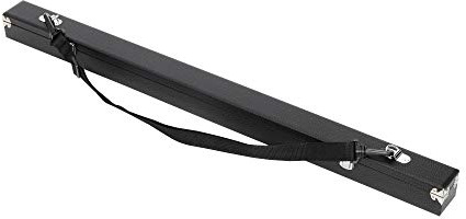 MI&VI Classic Leather Bow Case for (2) Two Violin/Viola/Cello Bows with Adjustable Shoulder Strap | Strong Latches | Firm Velvet Interior Cushioning - By MIVI Music