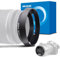 Pare-Soleil Universel 67 mm pour Appareil Photo en métal 67 mm Compatible avec Toutes Les Marques de 67 mmØ objectifs + Cache Objectif 67 mm