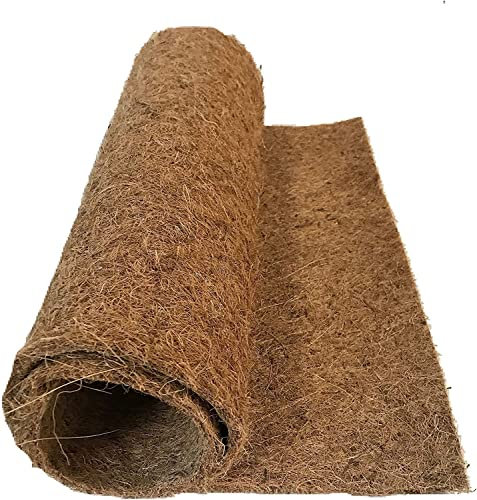 Nager-Teppich aus 100% Kokosfasern, 100 x 40 cm, ca. 7mm dick , 2er Pack (EUR 9,95 €/St.) ,Kokosmatte, Nagermatte als Käfig Bodenabdeckung, für alle Kleintiere, Nagerteppich, Kokosfasermatte