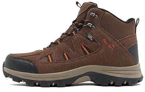 Peter Storm Men's Buxton Mid Walking Boot with High Traction Rubber Sole & Speed Lacing, Waterproof, Breathable (Brown, UK Footwear Size System, Adult, Men, Numeric, Medium, 9)