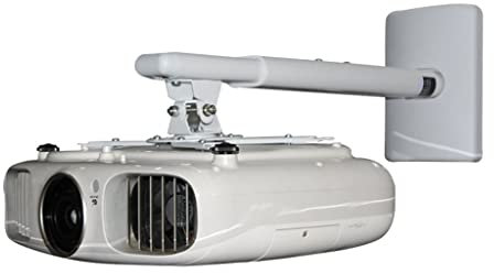 Kanduo Staffa da soffitto Supporto Regolabile for proiettore da Parete a soffitto, Rotazione di 360 Gradi Supporto per Videoproiettore(90-150cm)