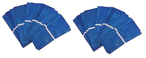 PHENOFICE 200pcs Solar Panel Diy Kit Solar Car Battery Charger for Outdoor Suitable for Cycling Hiking