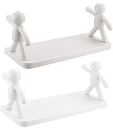 MAGICLULU 2stücke Badezimmer-aufbewahrungsregal Ohne Bohren Wandregal Duschregal Aufbewahrungsregale Für Kleinigkeiten Mehrzweck Lagerung Regal