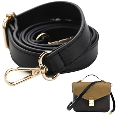 KIRZAX Correa Bolso Bandolera, Correa de Piel Auténtica y Sintética para Bolso Bandolera,Cinta de Hombro Ajustable y Intercambiable para Mujer y Hombre, pour Bolsos, Equipaje, Computadora
