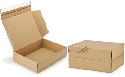 Poever Shipping-Boxes-12x9x3 Inches: 25 Pack-Self-Seal-Cardboard-Boxes-for-Packaging, Brown-Shipping-Boxes-for-Packing-Small-Business, Corrugated Box Mailers for Book Shoes Gift Mailing