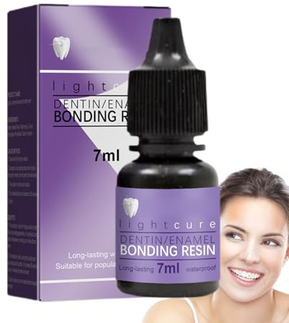 Colle Dentaire UV Professionnelle,7ml,Collage Longue Durée Pour Bijoux Et Strass Sur Dents, Idéale Pour Fêtes, Photoshoots Ou Mariages, Durcissement Rapide Sous Lampe UV