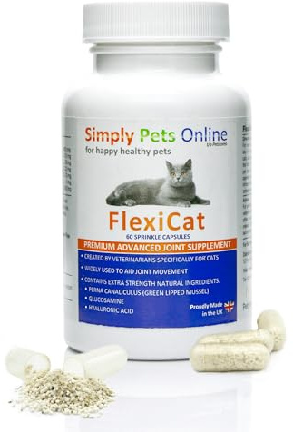 Simply Pets Online FlexiCat Joint Supplement for Cats - Vet-Formulated