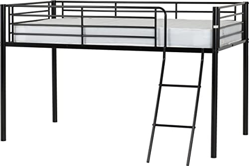 Seconique Kora 3' Single Mid Sleeper Bed in Black