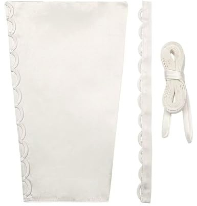 GRYUIRY Women's Corset Back Kit Lace up Zipper Replacement Adjustable Satin Corset Kit for Prom Dresses, Ivory, 14