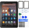 NB+ Screen Replacement for Amazon Kindle Fire HD8/HD8 Plus Tablet 10th Generation 2020 K72LL3 K72LL4 Digitizer Touchscreen with Repair Tool Kits(with adhesive tape)