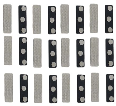 12 Pairs Magnetic Curtain Closure, Magnetic Blinds for Windows, Accessory for Blackout Curtains for Curtains