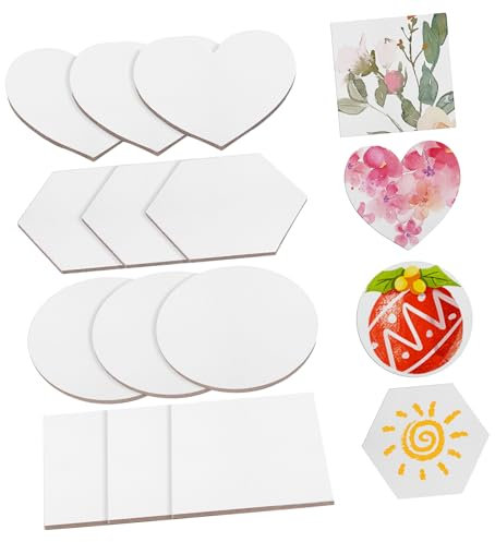 GLEAVI 16piezas Lienzos Pequeños Para Pintar Paneles Para Nevera Kit Práctico y Seguro Paracoración y Notas Hogar y Escuela