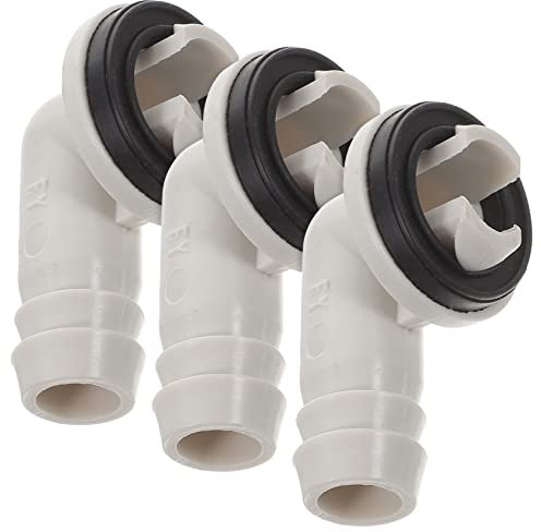 Luxshiny 3pcs Drain Hose Adapter for Air Conditioning Ac Drain Hose Connector Elbow Fitting Adapter