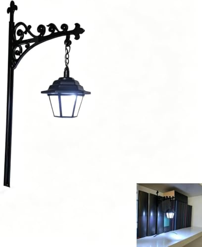 Lampada LED da biblioteca in legno vintage, lanterna decorativa per scaffale dei libri e angolo lettura, lampada da scrivania rustica, illuminazione decorativa per studio, camera da letto, decorazione