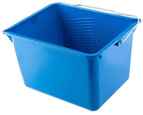 KADAX Secchio per Pittura, Secchio in plastica, Secchio con manico in metallo, Secchio per Muratori, Secchio per Malta, Secchi in Plastica, Secchio per Edilizia (8 l, 1 pezzo, blu)