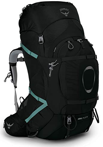 Osprey Damen Ariel Plus 85 Rucksack, Schwarz, WM/L