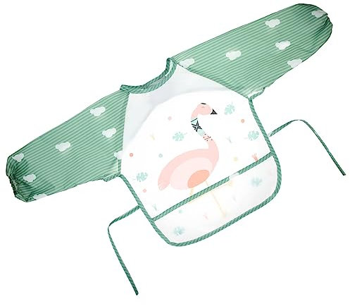 HEMOTON Baby Esskittel Kleinkinderlätzchen Mit Ärmeln Kinderspielkittel Schürze