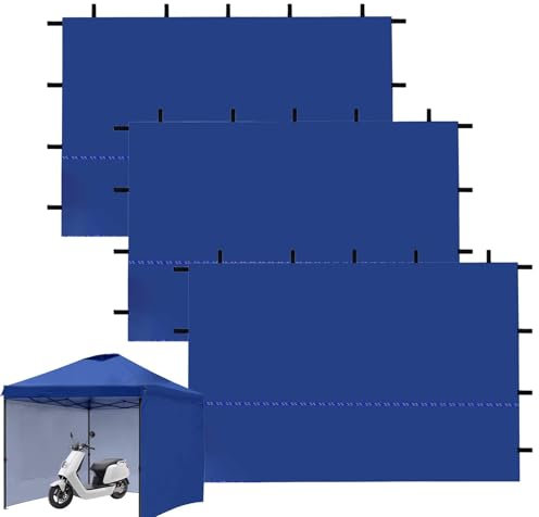 Wand-Sonnenschirm mit Baldachin, Wandhalterung für Baldachin, 3-teiliges Set mit 90 % Anti-UV-Markise, Hade Reißverschluss, Anti-UV-Schutz, winddicht, für Zelt