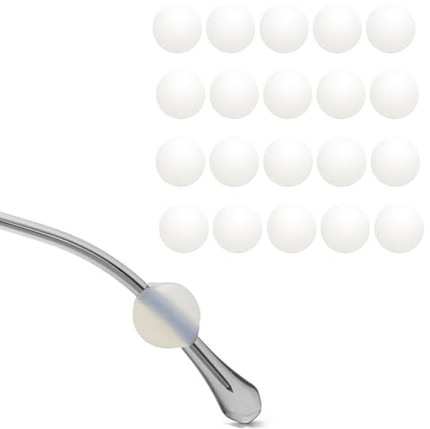 10 Pair Glasses Ear Grips,Anti Slip Comfort Clear Silicone Hook Behind Ears | for Kids Adults Eyeglasses Arm Cushions Pads,Prevention Grippers Stop Lasses Slipping Down Protectors 14mm (0.55 Inches)