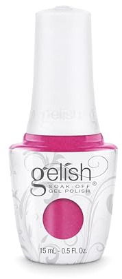 Gelish Gel Nagellack Amour Color Please – Professioneller UV Gellack für Maniküre, French Nails & Nail Art, 21 Tage Haltbarkeit, Aushärtung mit UV Lampe, bekannt aus den USA, Farbe Fuchsia, 15 ml