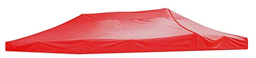 hdfj12142 Gazebos Oxford 2.9x4.3m pour Jardins Tente de fête de Jardin de chapiteau imperméable pour abri de Jardin et de Camping (Haut Uniquement)-Rouge