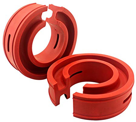 Auto Stoßdämpfer,MoreChioce 2 Stück Universal Feder Federkissen Urethan Gummi Feder Stoßkissen Typ A-F Rote Stoßdämpfer Auto Gummi Stoßdämpfer,A