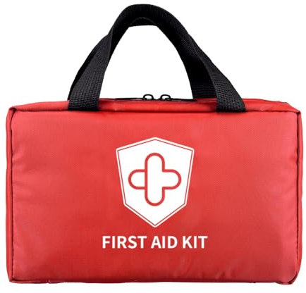 Kitgo First Aid Kit with Hospital Grade Medical Supplies, 220pcs Emergency Medical Trauma Kit, Gift for Dad Husband Great for Home, Outdoors, Office, Car, Travel, Camping, Hiking, Boating