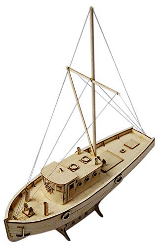 Piarktoy Maquette de DIY Kits Bateau à voile en bois Échelle 1:50 Décoration Jouet Cadeau