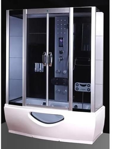 Bagno Italia Cabina de hidromasaje 170x85 cm con bañera bluetooth y led