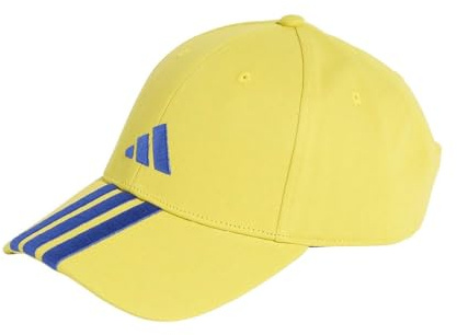 adidas Mixte Bball 3S cap New Logo, Bright Yellow/Bold Blue, M-L