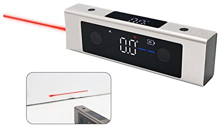 Medidor topográfico, Transportador láser Inclinómetro digital Medición de ángulo Regla láser Buscador de ángulo LCD grande Medición láser de carga tipo C(5342A)