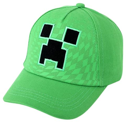 YCVBCY niños Infantil Gamer Gorras de Béisbol para pequeños Miner niños Infantil Tamaño Ajustable Gorras de Béisbol para Chicos y Chicas-d