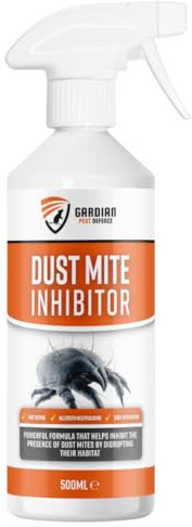 Gardian Defence Dust Mite Spray 500ml - Fast-Acting Allergen Neutraliser and Red Mite Inhibitor for Bedding, Mattress, Carpet, Sofa and Upholstery - Long-Lasting Fabric Protection Spray Solution